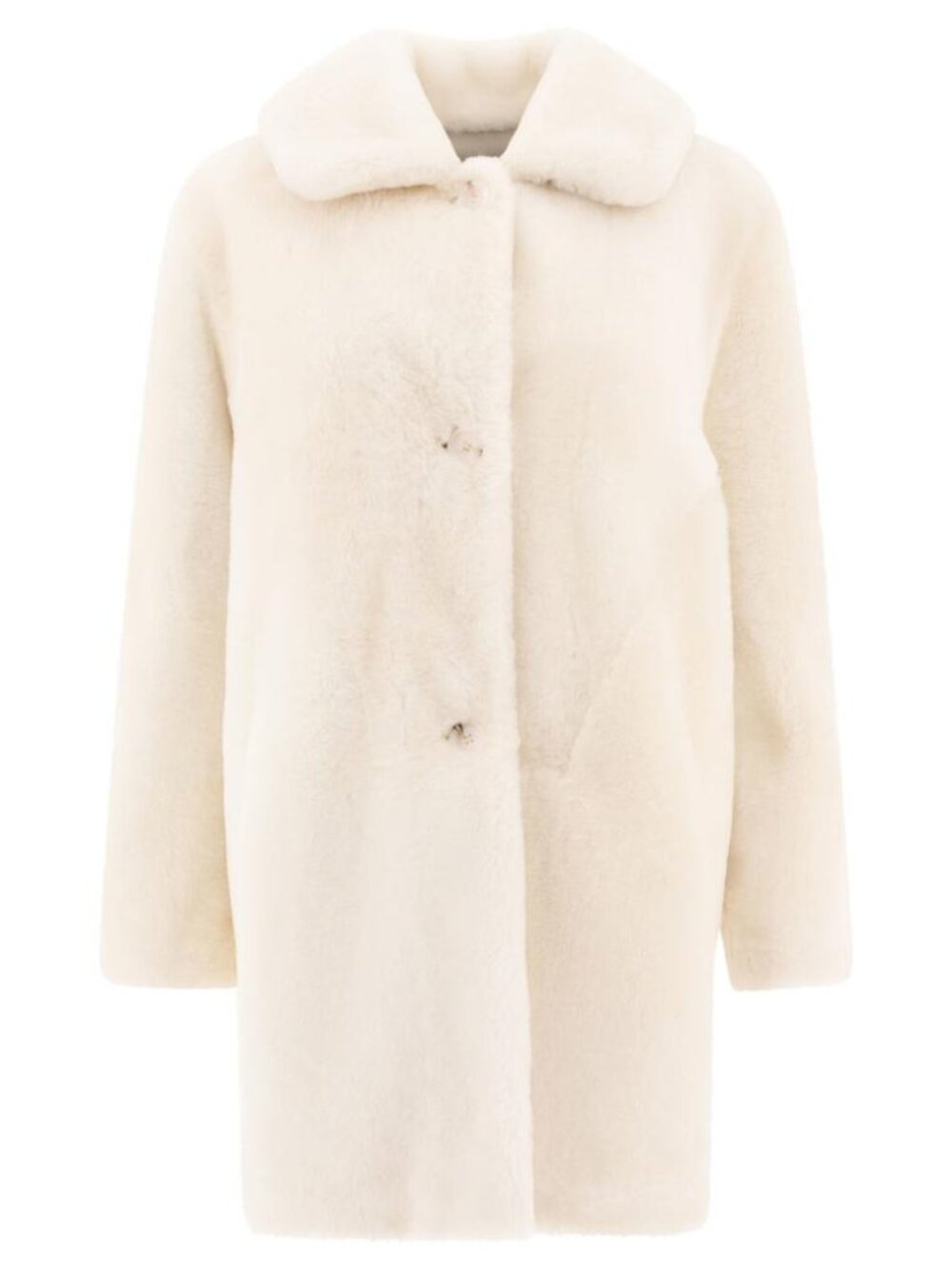 B&W Reversibile Shearling Coat Tag Size 42 Women